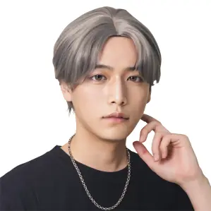 WIGGY RICHメンズ コンマヘア(シルバーアッシュ) 